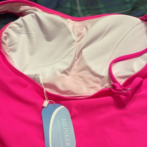 NWT One Piece Swimsuit One Shoulder Wasit Cut Out Bathing Suit - Picture 8 of 8